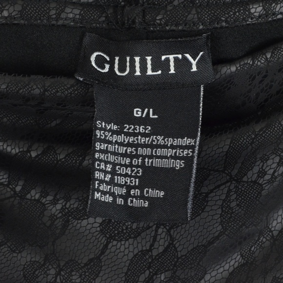 NEW! Guilty-Athletic Printed Leather-look leggings - Picture 5 of 7